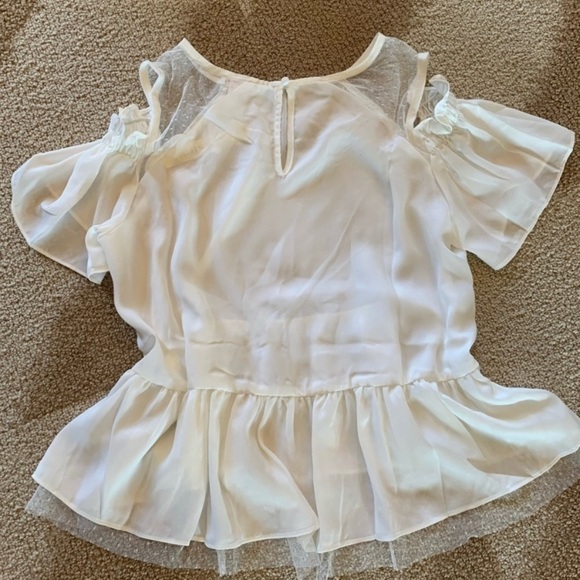 💥🛍️🔥CLEARANCE❗️Heavenly Chiffon Embroidered Blouse-LAST ONE ☝️ - Picture 4 of 5